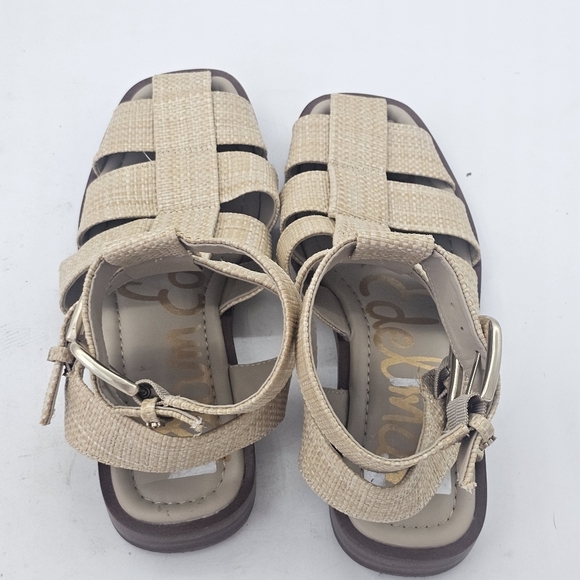 Sam Edelman Dawn Fisherman Sandal Women’s Size 7.5 Bleached Beechwood - Picture 6 of 9